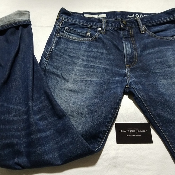 Gap 1969 Slim fit Selvedge denim - Picture 2 of 5